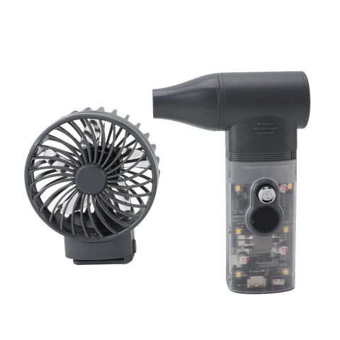 Jet Fan Mini Blower USB Rechargeable Multifunction Low Noise 30 Gears Adjustable Electric Air Duster Portable Mini Turbo Fan In Australia - Darrahopens