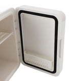 6L Skincare Fridge Dual Use Small Refrigerator with Mirror and LED Touch Light for Bedroom Beauty Makeup Skin Care Beverage Cosmetics EU Plug 220V In Australia - Darrahopens