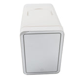 6L Skincare Fridge Dual Use Small Refrigerator with Mirror and LED Touch Light for Bedroom Beauty Makeup Skin Care Beverage Cosmetics EU Plug 220V