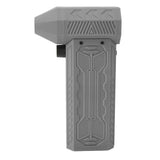 Jet Fan Dry Mini Blower USB Rechargeable Multifunction Low Noise 130000RPM Electric Air Duster Portable Mini Turbo Fan Grey