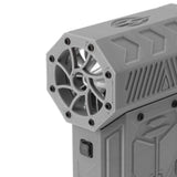 Jet Fan Dry Mini Blower USB Rechargeable Multifunction Low Noise 130000RPM Electric Air Duster Portable Mini Turbo Fan Grey