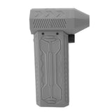 Jet Fan Dry Mini Blower USB Rechargeable Multifunction Low Noise 130000RPM Electric Air Duster Portable Mini Turbo Fan Grey