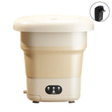 9L Foldable Washing Machine Multifunction Compact Mini Washing Machine Portable Washer Dryer for Baby Clothes Underwear US Plug