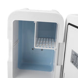 Car Fridge 4L Semiconductor Cool Hot Dual Use Quiet Portable Mini Car Refrigerator for Makeup Skincare and Food US Plug 110V