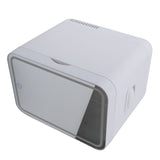 Mini Car Fridge Portable Multifunctional Rapid Cooling 8L Beauty Makeup Skincare Refrigerator with Light Mirror for Office Dormitory US Plug 110V