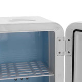 Mini Fridge 8L Glass Semiconductor Electric Cooler and Warmer Quiet Portable Car Refrigerator with Mirror for Makeup Skincare and Food US Plug 110V In Australia - Darrahopens