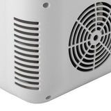 Mini Fridge 8L Glass Semiconductor Electric Cooler and Warmer Quiet Portable Car Refrigerator with Mirror for Makeup Skincare and Food US Plug 110V