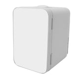 Mini Fridge 8L Glass Semiconductor Electric Cooler and Warmer Quiet Portable Car Refrigerator with Mirror for Makeup Skincare and Food EU Plug 220V