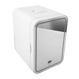 Portable Mirrored Beauty Fridge With Lighting 8L Mini Fridge Skin Care Makeup Storage with Mirror Light Cooler Warmer Refrigerator For Home Car EU Plug 220V