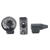 Electric Air Duster 100000RPM Detachable Turbofan Cordless Handheld Jet Dry Dust Blower with Blade Fan LED Light for Home Car Camping