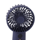 Portable Handheld Fan 100 Speeds Adjustable Powerful Wind USB Rechargeable Mini Desk Personal Fan for Home Camping Office Outdoor Sports Blue