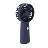 Portable Handheld Fan 100 Speeds Adjustable Powerful Wind USB Rechargeable Mini Desk Personal Fan for Home Camping Office Outdoor Sports Blue