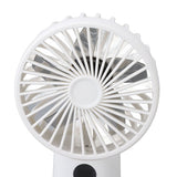 Portable Handheld Fan 100 Speeds Adjustable Powerful Wind USB Rechargeable Mini Desk Personal Fan for Home Camping Office Outdoor Sports White In Australia - Darrahopens