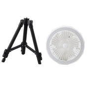 Tripod Fan Light with Tripod Folding 120° Oscillating Fan 4 Adjustable Wind Speeds 3 Adjustable Brightness Levels Remote Control 10000mAh In Australia - Darrahopens