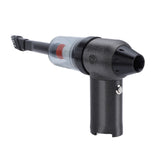 Jet Fan Blower 180000RPM Stepless Adjustable High Speed Powerful Turbofan Portable Handheld Jet Dry Mini Blower for Car Camping Outdoors Flashing Black