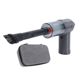 Jet Fan Blower 180000RPM Stepless Adjustable High Speed Powerful Turbofan Portable Handheld Jet Dry Mini Blower for Car Camping Outdoors Grey