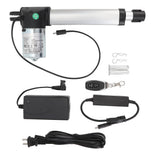 Linear Actuator Motor with Remote Control 150mm Stroke 4000N Heavy Duty Electric Linear Actuator for Electric Recliner Lift Chair 100‑240V US Plug