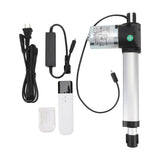 Linear Actuator 150mm Stroke 4000N Remote Control Motor Actuator for Electric Sofa Recliner Lift TV 100‑240V US Plug