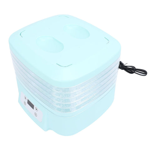 Food Dehydrator Machine Adjustable Temperature 72H Timer 6 Tray LED Display 200W Electric Food Dryer for Food Jerky Fruit Dog Treats Snacks US Plug 110V