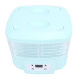 Food Dehydrator Machine Adjustable Temperature 72H Timer 6 Tray LED Display 200W Electric Food Dryer for Food Jerky Fruit Dog Treats Snacks US Plug 110V