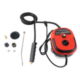 1500W Handheld Steam Cleaner High Temperature Pressurized Steam Cleaning Machine with Brush Heads for Kitchen Furniture Bathroom Car