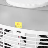 Desktop Air Conditioner Fan Remote Control Quiet Cooling Misting Fan for Office Dormitory Grey In Australia - Darrahopens