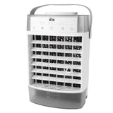Desktop Air Conditioner Fan Remote Control Quiet Cooling Misting Fan for Office Dormitory Grey