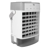 Desktop Air Conditioner Fan Remote Control Quiet Cooling Misting Fan for Office Dormitory Grey