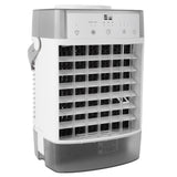 Desktop Air Conditioner Fan Remote Control Quiet Cooling Misting Fan for Office Dormitory Grey