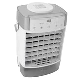Desktop Air Conditioner Fan Remote Control Quiet Cooling Misting Fan for Office Dormitory Grey