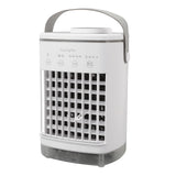 Portable Air Conditioner Fan 2 Modes 4 Speeds Timed USB Evaporative Air Cooler Air Conditioner Cooling Fan with Light for Desktop In Australia - Darrahopens