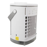 Portable Air Conditioner Fan 2 Modes 4 Speeds Timed USB Evaporative Air Cooler Air Conditioner Cooling Fan with Light for Desktop