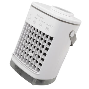 Portable Air Conditioner Fan 2 Modes 4 Speeds Timed USB Evaporative Air Cooler Air Conditioner Cooling Fan with Light for Desktop