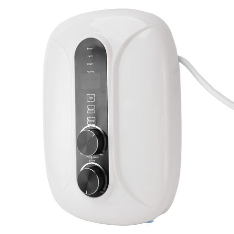 Electric Tankless Water Heater 5500W Fast Heating Intelligent Mini Hot Water Heater with LED Temperature Display for Home Kitchen Bathroom 220V