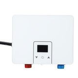5500W Tankless Water Heater Waterproof Rapid Heating Wall Mounted Mini Water Heater for Kitchen School