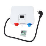 5500W Tankless Water Heater Waterproof Rapid Heating Wall Mounted Mini Water Heater for Kitchen School
