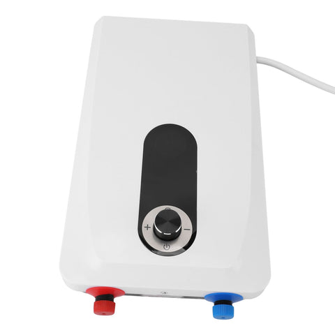 Mini Tankless Water Heater 5500W Electric Wall Mounted Hot Water Sink Heater for Kitchen Bathroom 220V Hard Wired In Australia - Darrahopens