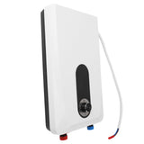 Mini Tankless Water Heater 5500W Electric Wall Mounted Hot Water Sink Heater for Kitchen Bathroom 220V Hard Wired