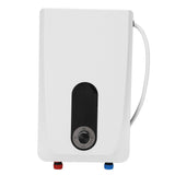 Mini Tankless Water Heater 5500W Electric Wall Mounted Hot Water Sink Heater for Kitchen Bathroom 220V Hard Wired