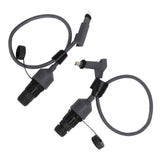 2PCS SPX Ethernet Cable Adapter 18.7 Inch PVC Waterproof SPX Cable Connector with POE Power Supply for Starlink