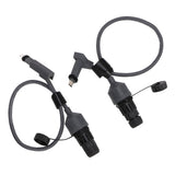 2PCS SPX Ethernet Cable Adapter 18.7 Inch PVC Waterproof SPX Cable Connector with POE Power Supply for Starlink