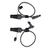2PCS SPX Ethernet Cable Adapter 18.7 Inch PVC Waterproof SPX Cable Connector with POE Power Supply for Starlink