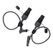 2PCS SPX Ethernet Cable Adapter 18.7 Inch PVC Waterproof SPX Cable Connector with POE Power Supply for Starlink