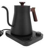Electric Gooseneck Kettle 1200W 304 Stainless Steel Precise Temperature Control Teapot Pour Over Coffee Kettle with LCD Screen Timer for Home Black US Plug 110V In Australia - Darrahopens