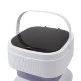 Portable Washing Machine Wash Dry Combo Powerful Foldable Washer for Baby Clothes Underwear Sock Purple