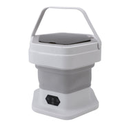 Portable Washing Machine 8L Capacity Multifunctional Foldable Mini Laundry Washer for Clothes Socks Underwear Gray In Australia - Darrahopens
