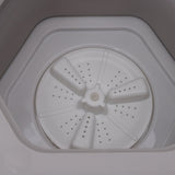 Portable Washing Machine 8L Capacity Multifunctional Foldable Mini Laundry Washer for Clothes Socks Underwear Gray