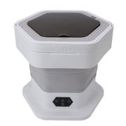 Portable Washing Machine 8L Capacity Multifunctional Foldable Mini Laundry Washer for Clothes Socks Underwear Gray