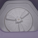 Portable Washing Machine 8L Capacity Multifunctional Foldable Mini Laundry Washer for Clothes Socks Underwear Purple In Australia - Darrahopens