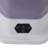 Portable Washing Machine 8L Capacity Multifunctional Foldable Mini Laundry Washer for Clothes Socks Underwear Purple